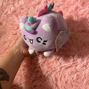 Tasty Peach Studios Aurora Lavender Dream Meowchi 5.5” Tall 8.5” Long New Tags